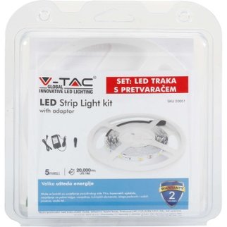 LED TRAKA SET S PRETVARAČEM 3,6W/m SMD 3528 6000K IP20